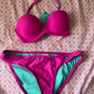 NWT hot pink swimsuit